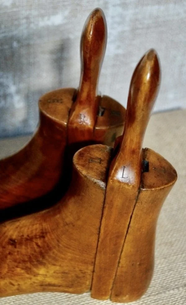 Victorian Fruitwood Carved Boot Lasts - Image 4