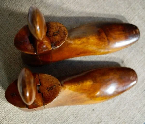 Victorian Fruitwood Carved Boot Lasts - Image 5