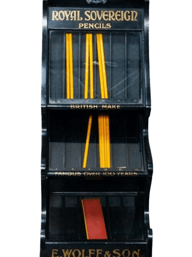 A Rare Royal Sovereign Pencil Shop Display Case