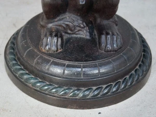 French Antique Cast Iron “Begging Dog” Door Stop - Image 10