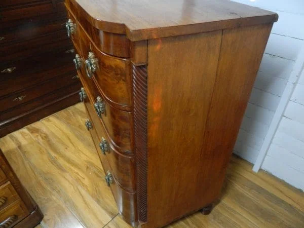 Mahogany Ogee Chest of Drawers, 1800s - Image 4