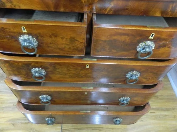 Mahogany Ogee Chest of Drawers, 1800s - Image 7