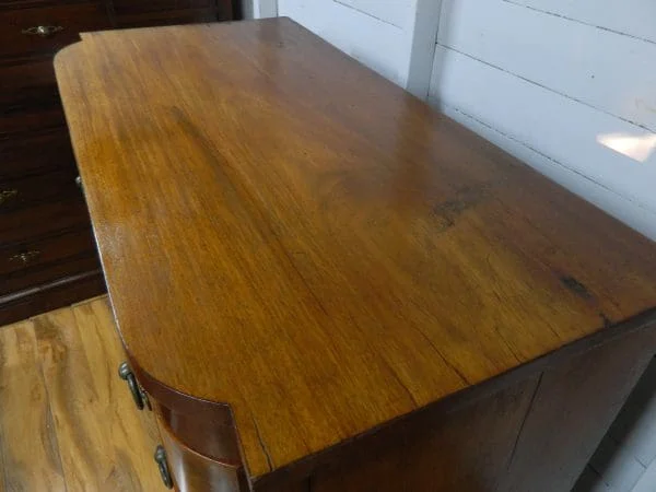 Mahogany Ogee Chest of Drawers, 1800s - Image 9