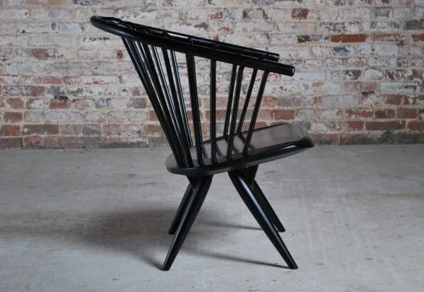 Mid Century Original 1960s Crinolette chair designed in 1962 by Ilmari Tapiovaara for Asko, Finland - Image 8