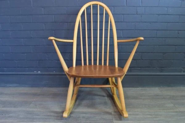 Original1960s Blonde Ercol Rocking Chair