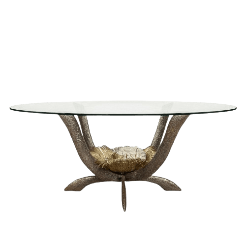 Dining Table by Jacques Duval Brasseur, France Circa 1970