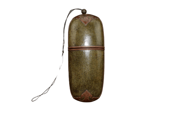 A Japanese antique spectacle case. Meji Period 1868-1912 - Image 2