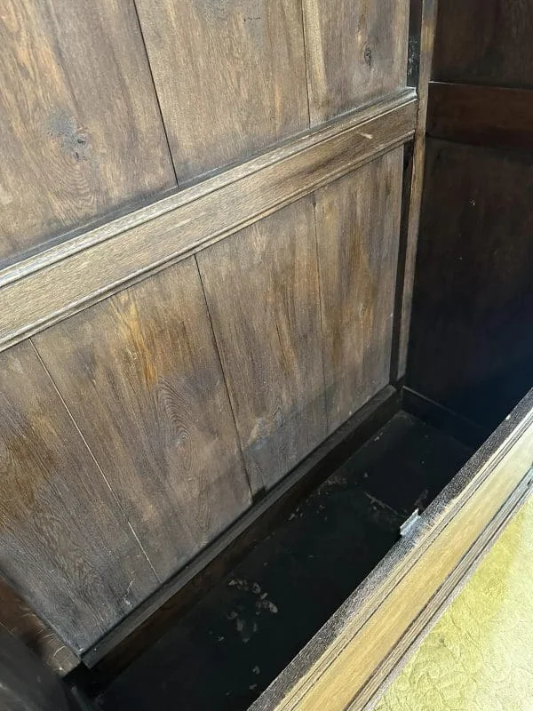 Early 19th Century Carved Oak Tack Cupboard - Image 8