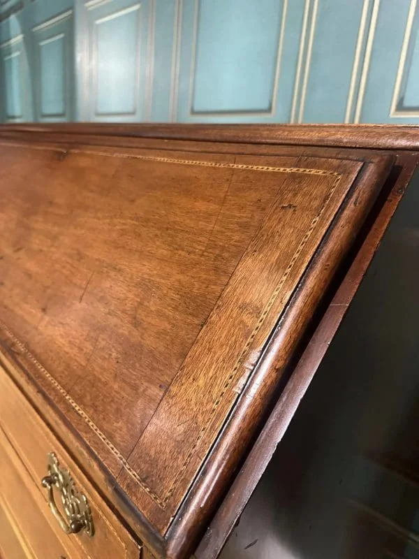 Edwardian Inlaid Mahogany Bureau - Image 6