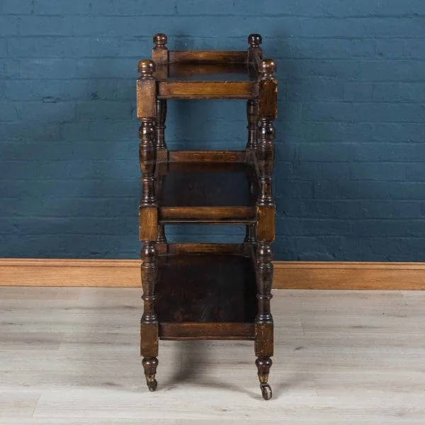 Edwardian Mahogany Dumbwaiter Circa 1910 - Image 3