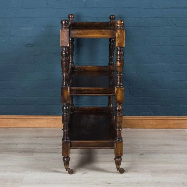 Edwardian Mahogany Dumbwaiter Circa 1910 - Image 5