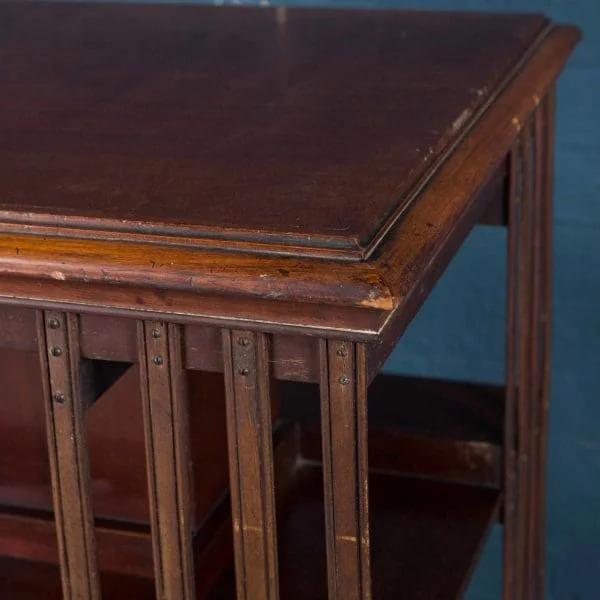 Edwardian Mahogany Revolving Bookcase, Early 20th Century - Image 4