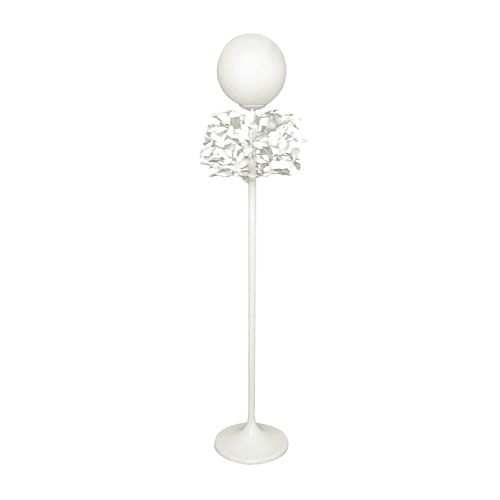 Sergio Terzani Enamel Laurel Leaf Floor Lamp