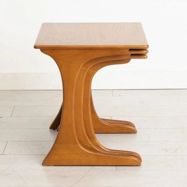 Midcentury Nest of Tables in Teak c.1960 - Image 4