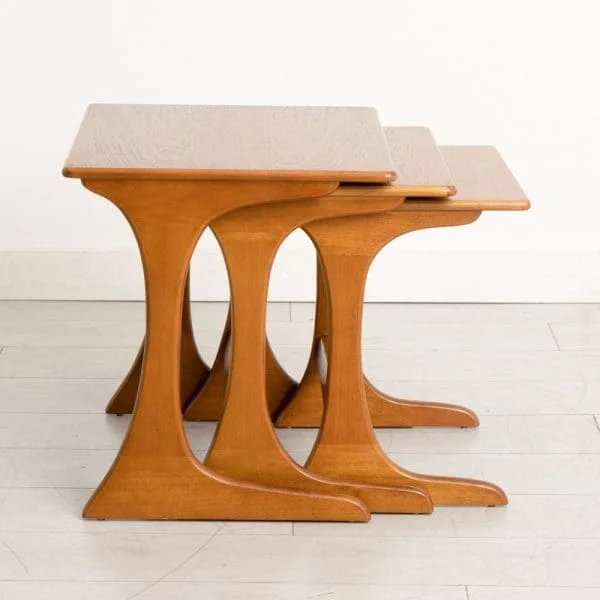 Midcentury Nest of Tables in Teak c.1960 - Image 2