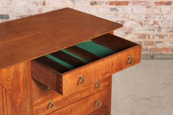 Mid Century Fiddleback Mahogany sideboard with rosewood insets by John Herbert for Younger - Image 2