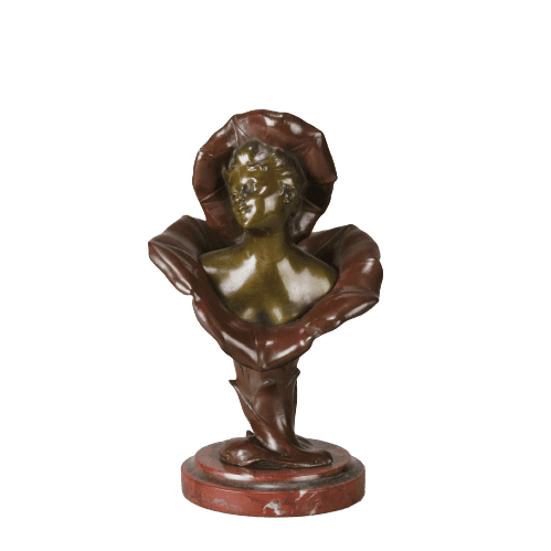 20th Century Bronze "Fee des Fleurs" by Henri Godet