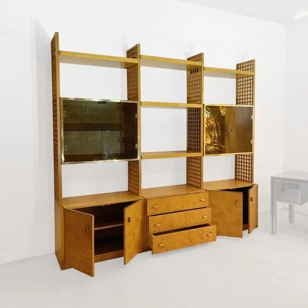 Midcentury Italian Gianluigi Gorgoni Display Unit Circa 1970s - Image 4