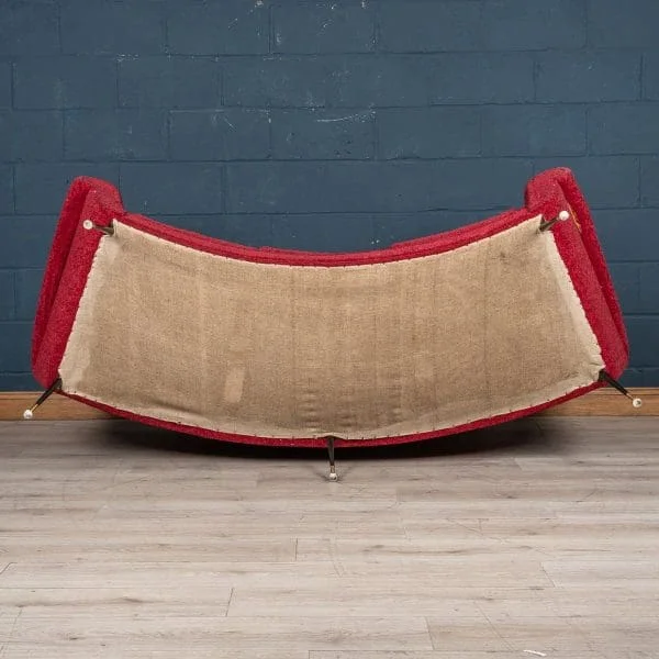 Mid Century Curved Sofa by Gigi Radice for Minotti, Italy Circa 1960 - Image 6