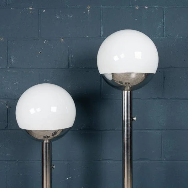 Graduated Pair of Floor Lamps by Pia Guidetti-Crippa for Luci Italia Circa 1970s - Image 15