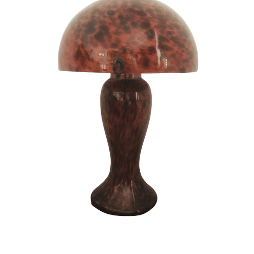 French Art Deco Mushroom Table Lamp