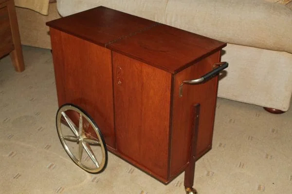 Mid Century Bar Cart after Jacques Adnet