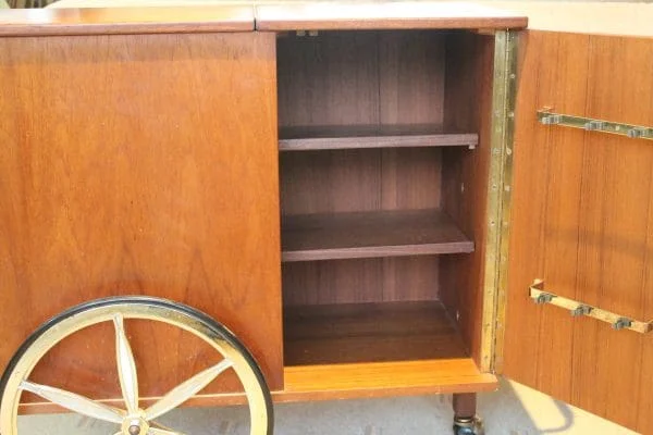 Mid Century Bar Cart after Jacques Adnet - Image 10