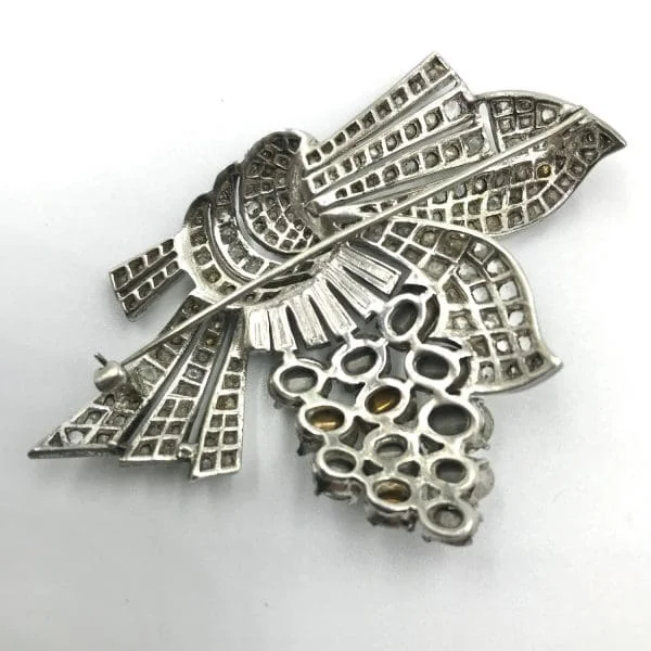 Vintage Knoll and Pregizer Sterling Bow Brooch 1930s - Image 4