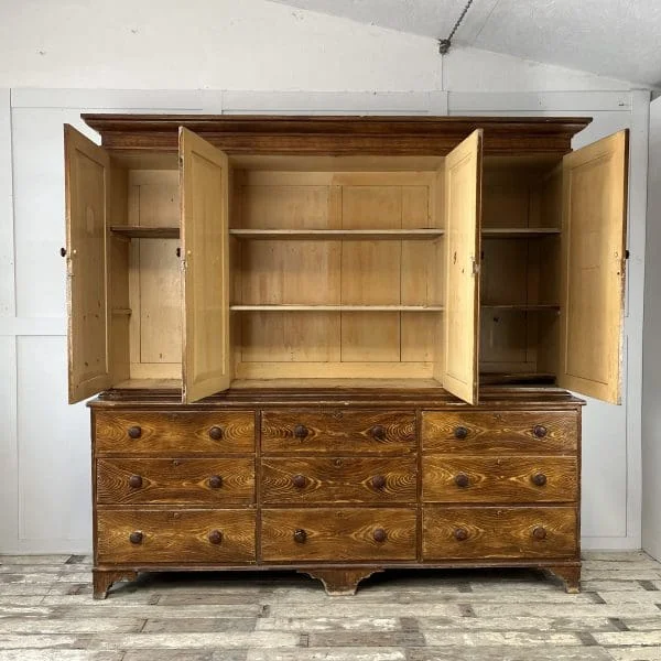 Mid 19th Century Pine Housekeepers Cupboard - Image 2