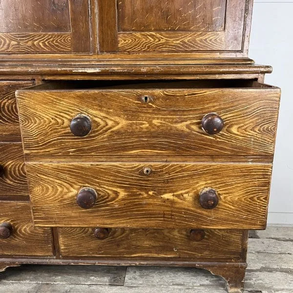 Mid 19th Century Pine Housekeepers Cupboard - Image 3