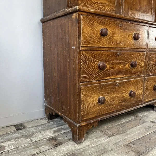 Mid 19th Century Pine Housekeepers Cupboard - Image 8