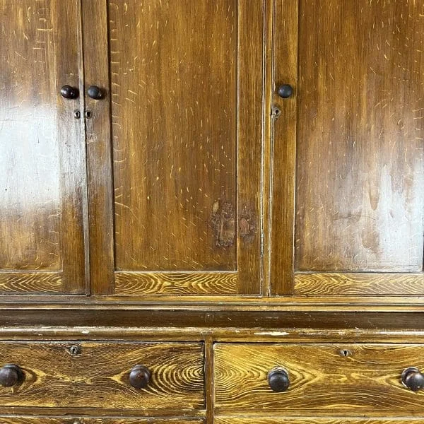 Mid 19th Century Pine Housekeepers Cupboard - Image 10