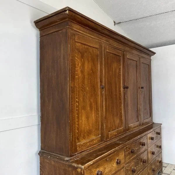 Mid 19th Century Pine Housekeepers Cupboard - Image 14