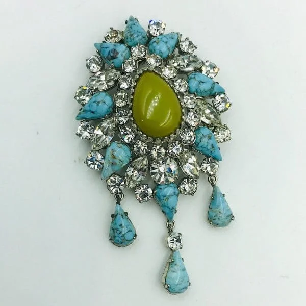 Vintage Roger Jean Pierre for Christian Dior Brooch Circa 1950s - Image 2