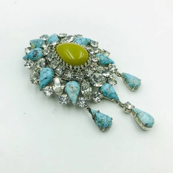 Vintage Roger Jean Pierre for Christian Dior Brooch Circa 1950s - Image 3