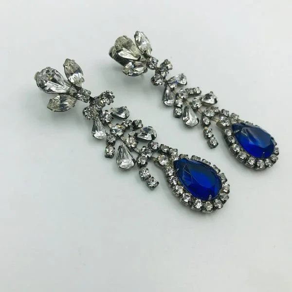 Vintage French Empire Style Drop Earrings Circa 1930s - Image 3