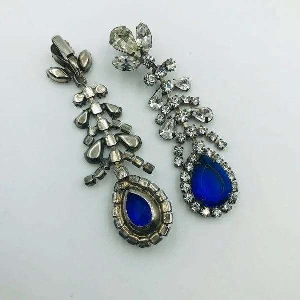 Vintage French Empire Style Drop Earrings Circa 1930s - Image 5