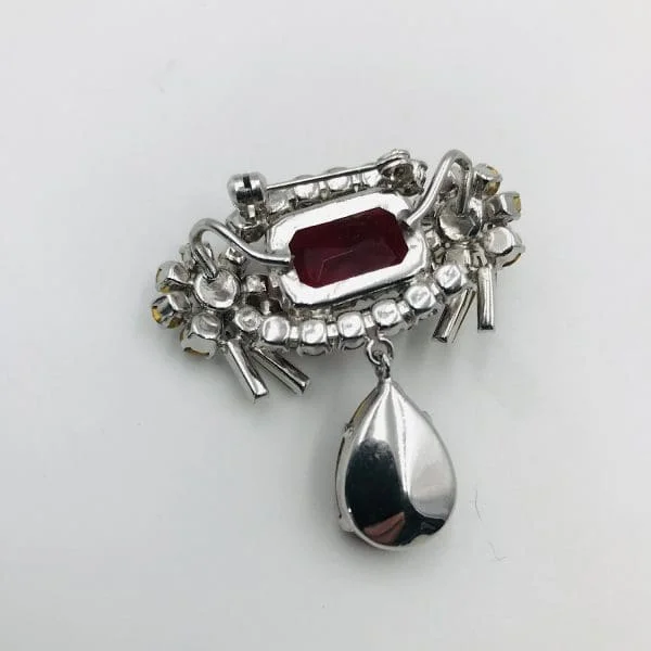 Max Muller Ruby Drop Brooch - Image 5