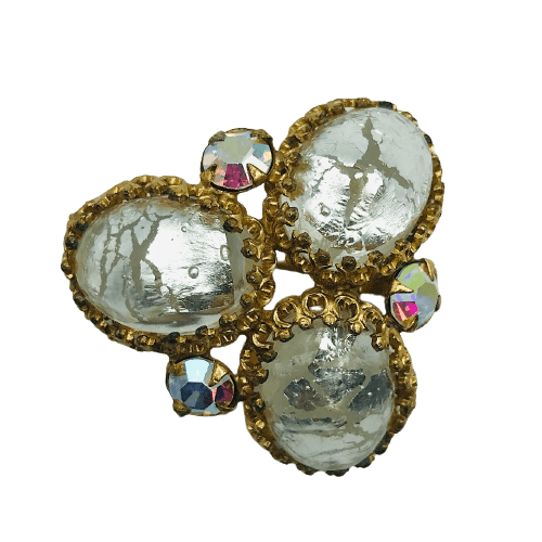 Countess Cissy Zoltowska Trefoil Brooch