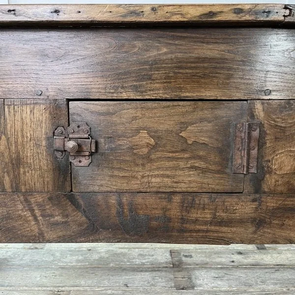 Mid 19th Century French Oak Bakers Proving Table - Image 6