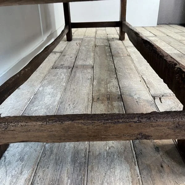 Mid 19th Century French Oak Bakers Proving Table - Image 20