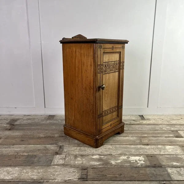 Aesthetic Movement Ash Pot Cupboard by J Shoolbred & Co.