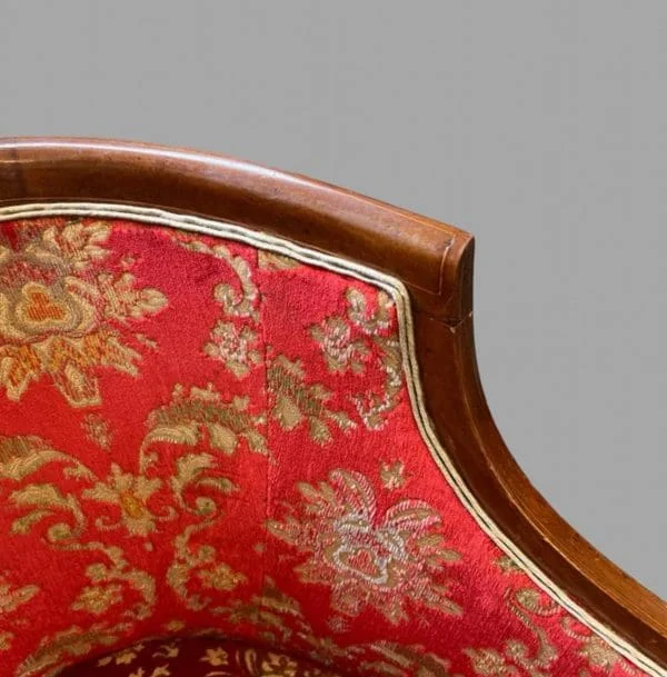 An Attractive Edwardian Settee and Chair - Image 8