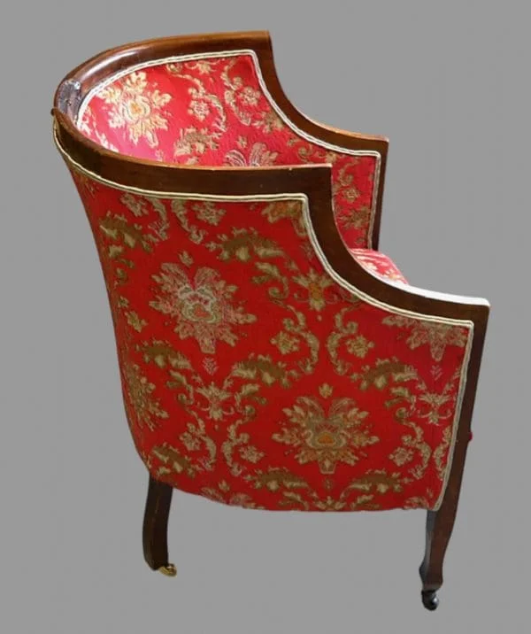 An Attractive Edwardian Settee and Chair - Image 7