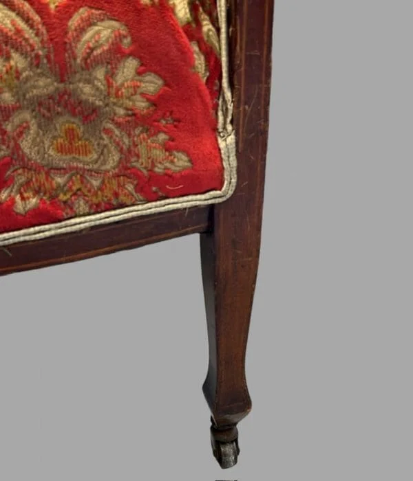 An Attractive Edwardian Settee and Chair - Image 11