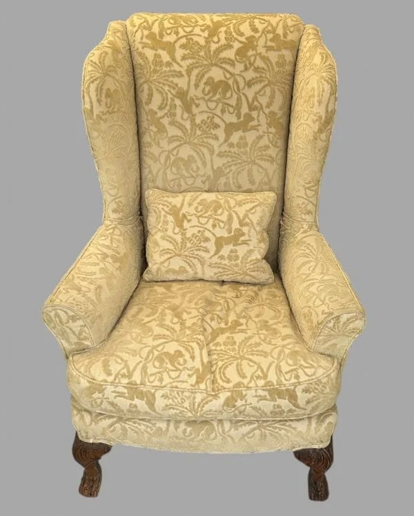 Antique Wing Armchair C 1900