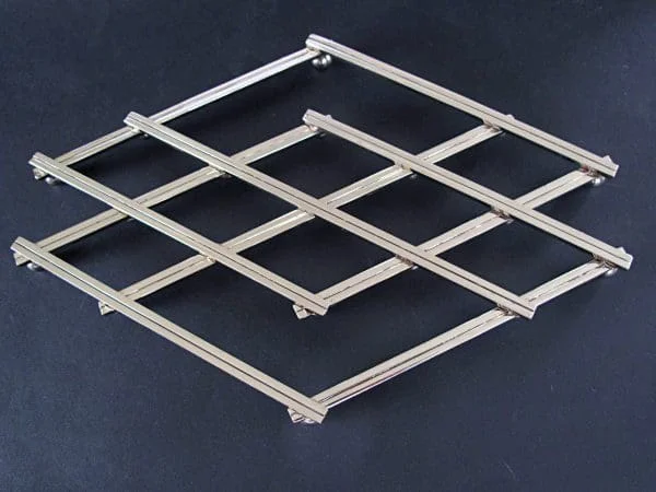 French Folding Steel Trivet by Jacques Adnet - Image 6