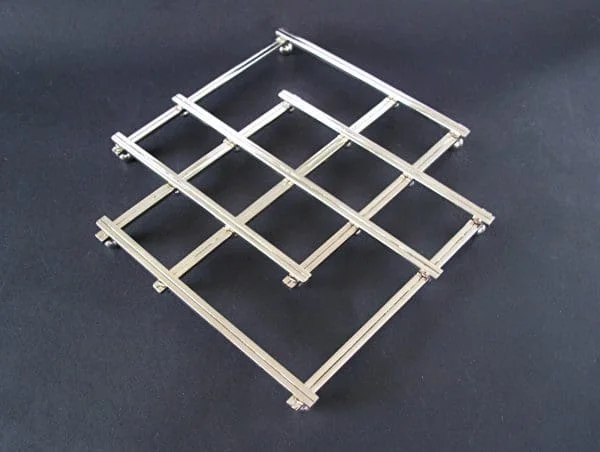 French Folding Steel Trivet by Jacques Adnet - Image 7