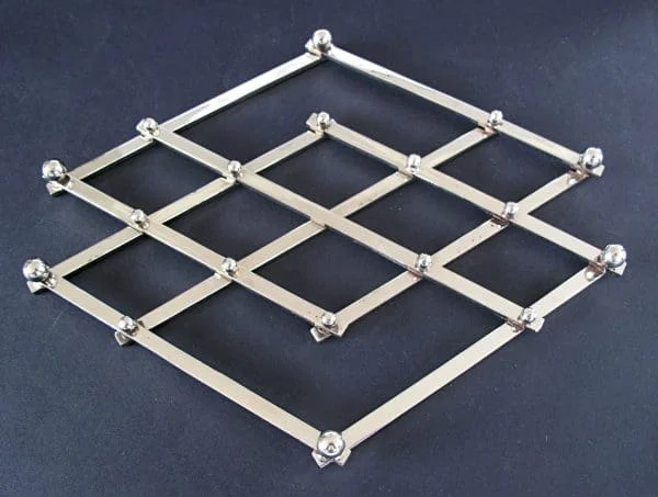 French Folding Steel Trivet by Jacques Adnet - Image 9