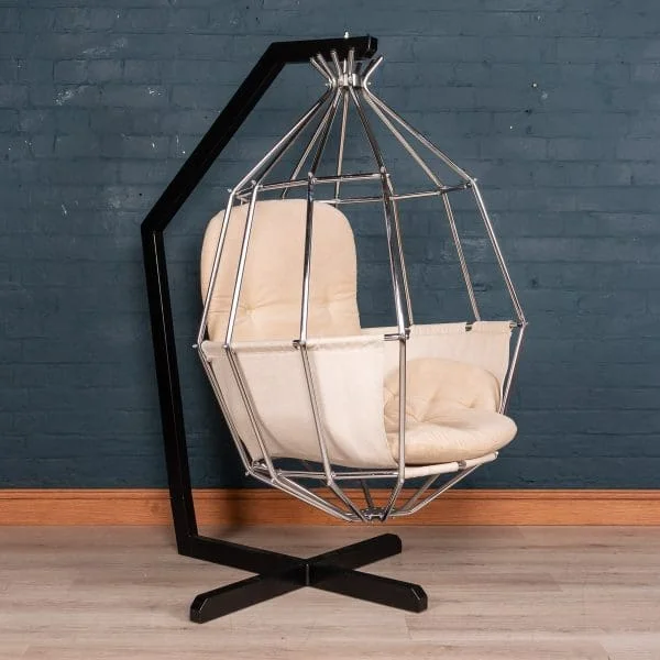 Vintage Parrot Cage Chair by Ib Arberg Circa 1970 - Image 2